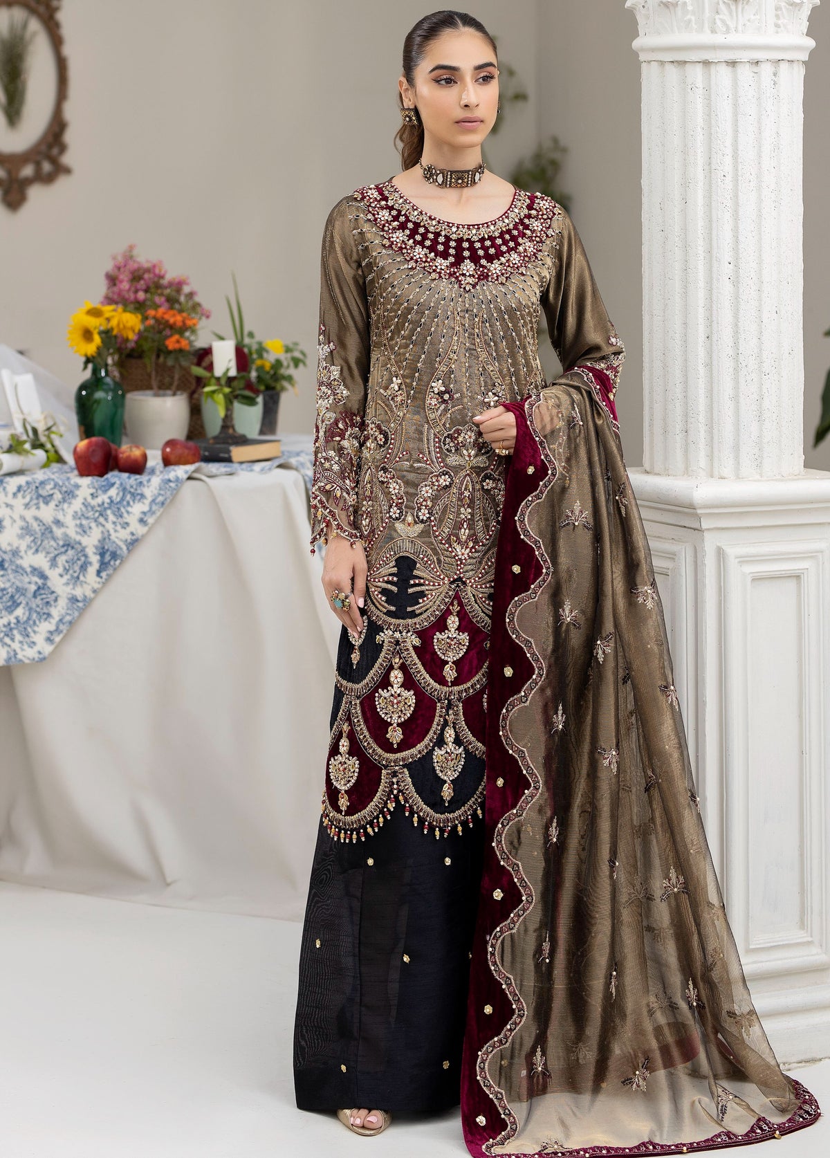 AL-3838 - Aira Festive - Sherry's wardrobe