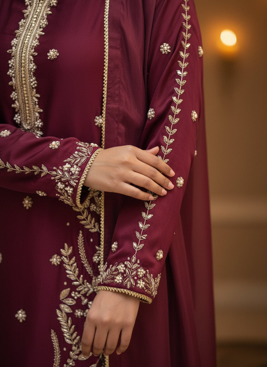 Mystic Mehroon -RR 10 SILK