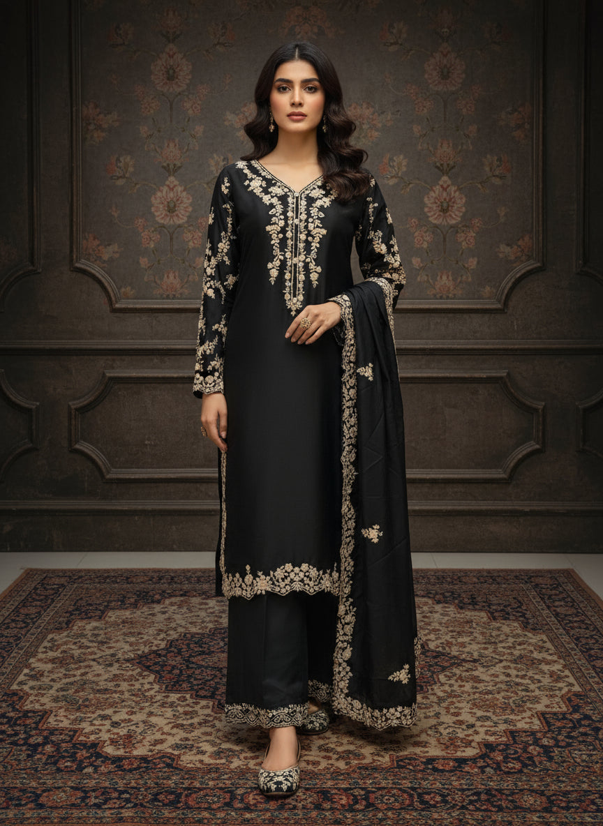 Sherrys Silk - Black