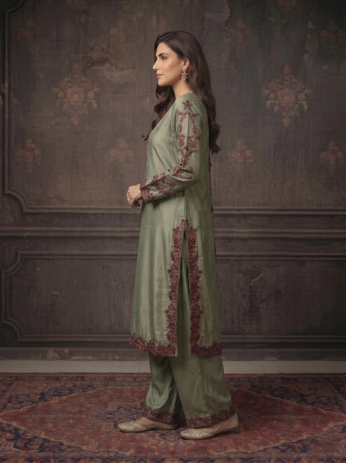 Sherrys Silk - Olive
