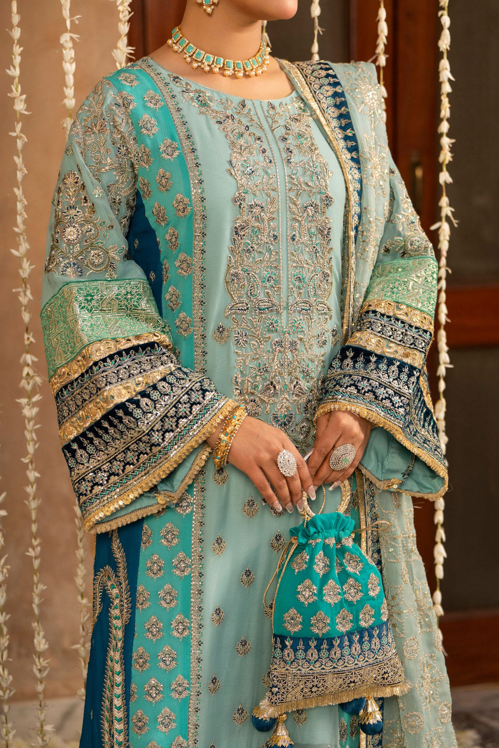 Karma Jahanara - F-501 Sky Blue