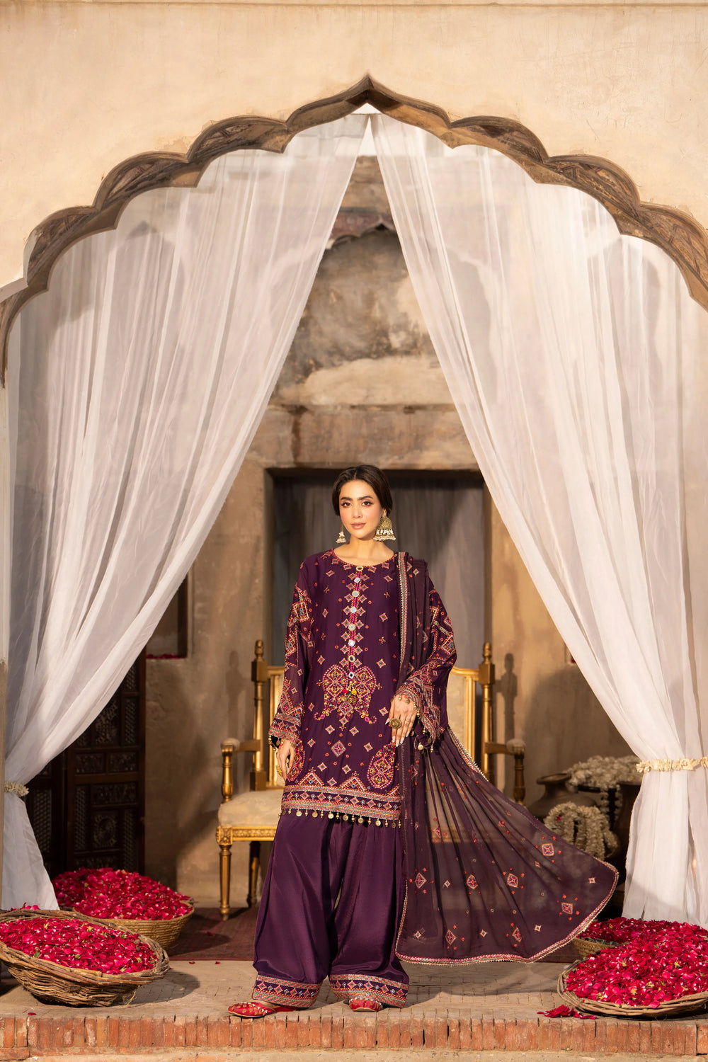 Karma - Saj Dhaj -F-527 Plum