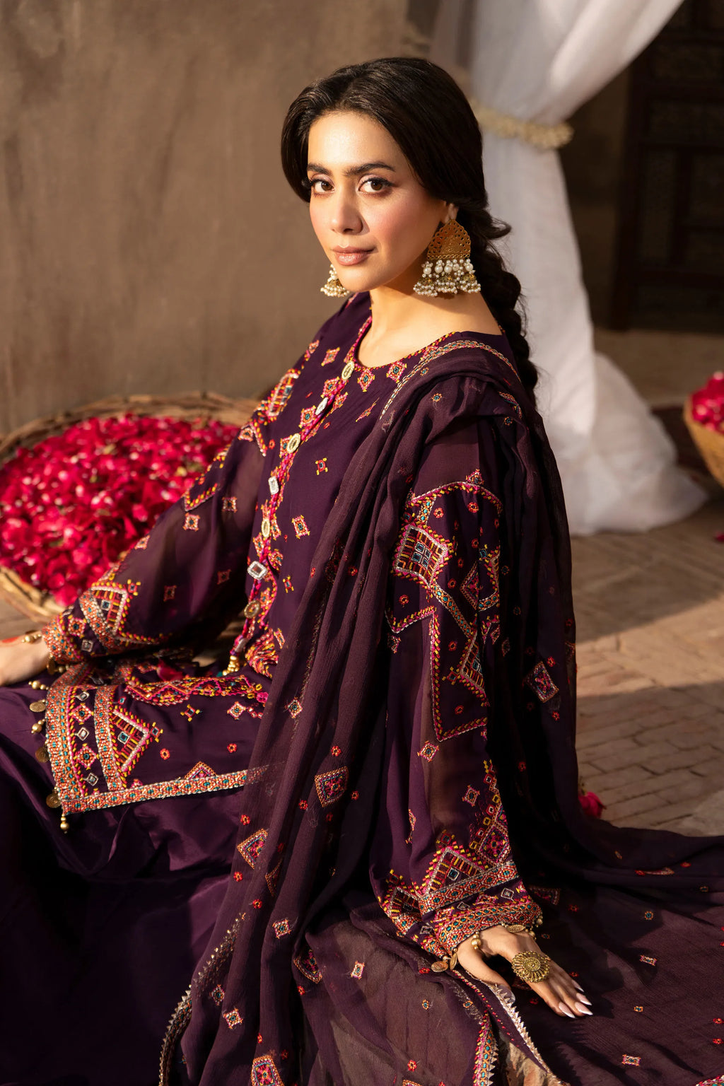 Karma - Saj Dhaj -F-527 Plum